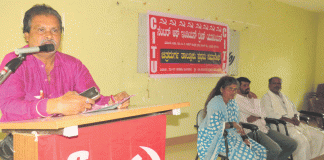 ಕಾರ್ಮಿಕ ವಿರೋಧಿಗಳ ವಿರುದ್ದ ನಮ್ಮ ಹೋರಾಟ : ಸಿ.ಕೆ.ಗೌಸ್ಪೀರ್