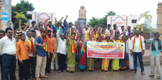 ತಪ್ಪಿತಸ್ಥರ ವಿರುದ್ಧ ಕ್ರಮಕ್ಕೆ ವಿಶ್ವ ಕರವೇ ಆಗ್ರಹ