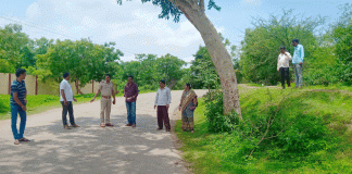 ಪುರಸಭೆ ಅಧಿಕಾರಿಗಳಿಂದ ಅಪಘಾತದ ಸ್ಥಳ ಪರಿಶೀಲನೆ..!!