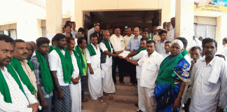 ಕಾಡು ಪ್ರಾಣಿಗಳಿಂದ ಬೆಳೆ ನಾಶ : ತಹಸೀಲ್ದಾರರಿಗೆ ಮನವಿ