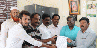 ಶಾಲಾ ಕಾಂಪೌಂಡ್ ಬಳಿಯಿರುವ ಅಂಗಡಿ ತೆರವಿಗೆ ಮನವಿ