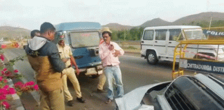 ಚಿತ್ರದುರ್ಗ : ಅಪಘಾತವಾಗಿದ್ದ ಲಾರಿಗೆ ಕಾರು ಡಿಕ್ಕಿ–ಓರ್ವ ಸಾವು!