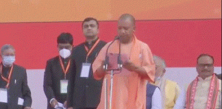 ಯೋಗಿ ಆದಿತ್ಯನಾಥಗೆ ಪಟ್ಟಾಭಿಷೇಕ: ಜನಸಾಗರದ ನಡುವೆ ಪ್ರಮಾಣವಚನ ಸ್ವೀಕಾರ, ಮತ್ತೆ ಯೋಗಿ ಪರ್ವ ಶುರು