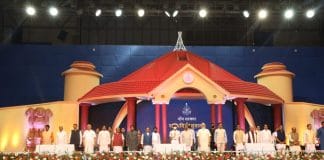 ಗೋವಾ ಮುಖ್ಯಮಂತ್ರಿಯಾಗಿ ಪ್ರಮೋದ್ ಸಾವಂತ್: ಪ್ರಮಾಣವಚನ ಸ್ವೀಕಾರ ಸಮಾರಂಭದಲ್ಲಿ ಮುಖ್ಯಮಂತ್ರಿ ಬಸವರಾಜ ಬೊಮ್ಮಾಯಿ