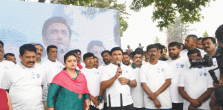 ವಾಕಥಾನ್ಗೆ ಸಚಿವ ಡಾ.ಸುಧಾಕರ್ ಚಾಲನೆ