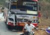 ಖಾಸಗಿ ಬಸ್ ಮತ್ತು KSRTC ಬಸ್ ಮುಖಾಮುಖಿ ಡಿಕ್ಕಿ…..!