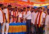 ಕೊರಟಗೆರೆ ಪಟ್ಟಣದಲ್ಲಿ ಕರವೇ ರಾಜ್ಯಾಧ್ಯಕ್ಷ ಆರ್ಭಟ…